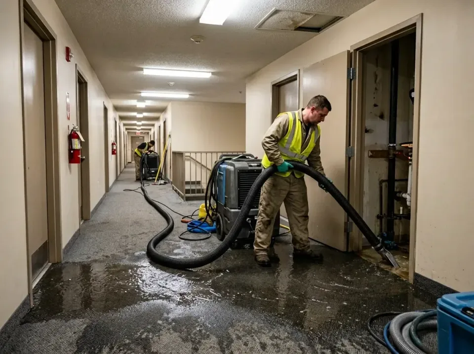 multi-unit-apartment-hallway-f-005 — frequently asked questions, Emergency Burst Pipe Water Extraction & Removal in Watervil…